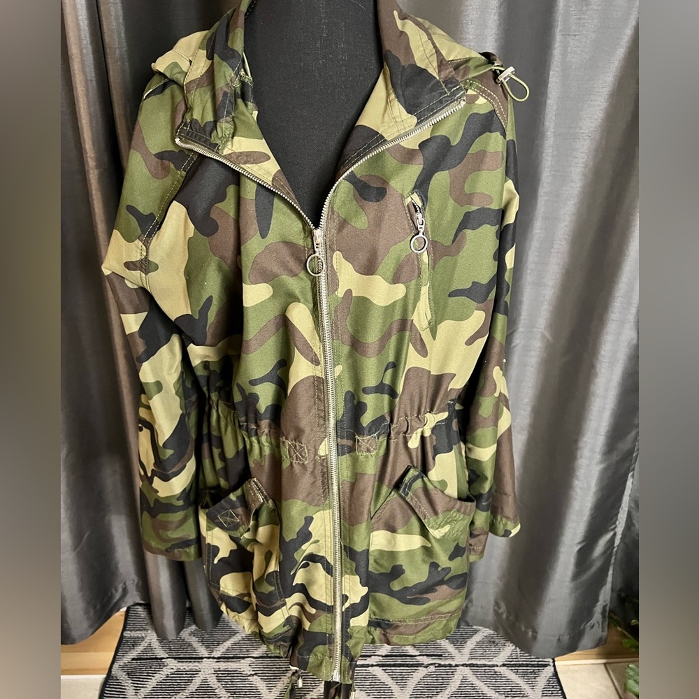 Streetwear society Army green jacket size Large